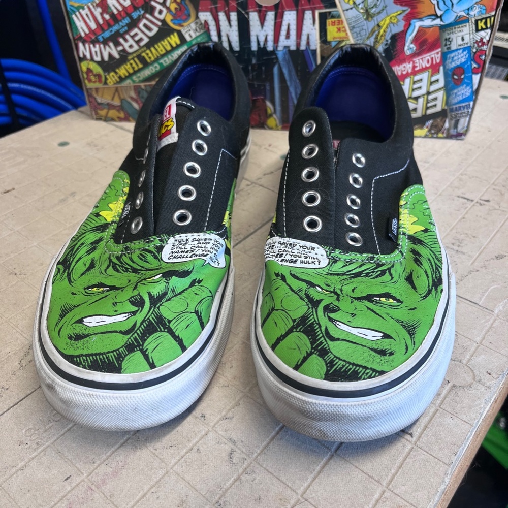 Vans Era x Marvel Comics The Hulk Shoes